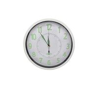 LEDSone Wall Clock Ticking Noises Dark Glow Modern Quartz Wall Clock Round for Living Room Office Cafe Restaurant