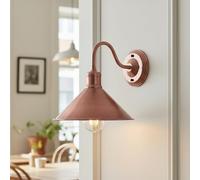 LEDSone Wall Light Fixture, Modern Indoor Wall Sconce E27, Decorative Copper Wall Lamp