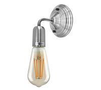 LEDSone Wall Lights Indoor Metal E27 Socket Up and Down 17cm Lamp Industrial Wall Sconce Lamp Fitting Fixtures for Kitchen, Hall, Bedroom, Bar, Restaurants (Satin Nickel with Bulb)