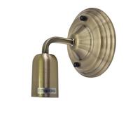 LEDSone Wall Lights Indoor Metal E27 Socket Up and Down 17cm Lamp Industrial Wall Sconce Lamp Fitting Fixtures for Kitchen, Hall, Bedroom, Bar, Restaurants (Green Brass Without Bulb)