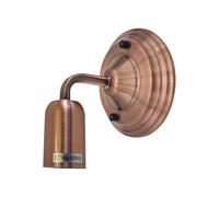 LEDSone Wall Lights Indoor Metal E27 Socket Up and Down 17cm Lamp Industrial Wall Sconce Lamp Fitting Fixtures for Kitchen, Hall, Bedroom, Bar, Restaurants (Copper with Out Bulb)