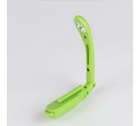 LEDTOPIA Book Reading Night Light Flexible Tiny Clip On LED Light Torch with Batteries Included (Green)