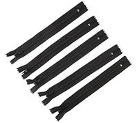 LEDUC Zip-5pc Black Nylon zips-Size 18cm, 18