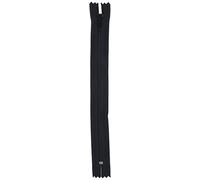LEDUC Zip-5pc Nylon zips-Size 20cm, Black, 12x12x2 cm