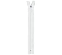 LEDUC Zip-5pc Nylon zips-Size 20cm, White, 12x12x2 cm