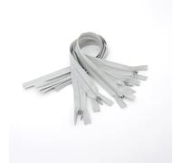 Leduc Zip, Light Grey, 22cm