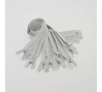 Leduc Zip, Light Grey, 22cm