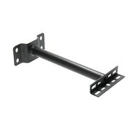 LEDUNI Bracket with Arm for Mounting Spotlights on the Wall of 30 cm Material Steel Black Finish Illuminate Advertising Signs and Compatible with Outdoor LED Spotlights