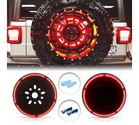 LEDUR Spare Tire Brake Light 3rd Third Brake Light LED Rear Wheel Light for Jeep Wrangler 2007-2018 JK & 2018+JKU JLU RED Light