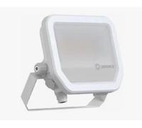 LEDVANCE LED Floodlight, White, IP66 Waterproof, Switchable Wattage 17W/11W, 2200lm/1465lm, 100° Beam Angle, 3000K Warm, Aluminium
