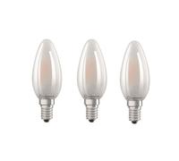 LEDVANCE 2.9W E14 Frosted Ultra Efficient LED Warm White Dimmable Candle Bulb [EEK: D]