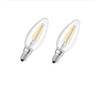 LED Filament Candle 4.8W (40W eqv.) E14 2700K Clear Dimmable Ledvance