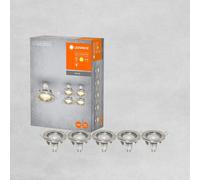 Ledvance 5X Spotlight Recess Set Incl Osram LED 2.6W GU10