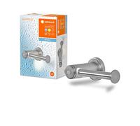 LEDVANCE Bathroom Toilet Paper Holder with Night Light, 0.18W, 10lm, Warm White Light at 3000K, Battery Included, Daylight & Motion Sensor, Long Life, IP44 Protection, Energy Saving