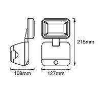 LEDVANCE Battery LED Spotlight Outdoor Wall Lamp 1-bulb