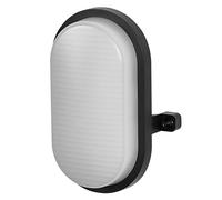 LEDVANCE Bulkhead LED 4W/7W/9W CCT Black IP65, wall/Ceiling Light with Protective cage, Basement Light, Damp-Proof Light