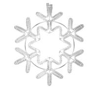 LEDVANCE Christmas LED "Snowflake", Decorative Christmas Lighting for Indoor and Outdoor (with EU-Plug), as Window Silhouette or Garden Light, Warm White(3000K), IP65, 470mm x 590mm x 13mm