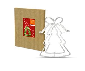 LEDVANCE Christmas LED "Tree", Decorative Christmas Lighting for Indoor and Outdoor (with EU-Plug), as Window Silhouette or Garden Light, Warm White(3000K), IP65, 470mm x 640mm x 13mm