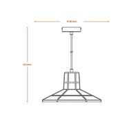 LEDVANCE Concrete Sala pendant light, concrete, dark grey