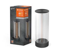 Ledvance Decor Filament LED Table Lamp 240 mm, Dark Grey, 1.2 W, 105 lm, Wireless, Modern Filament Design, Individual Brightness Control, Dimmable, Touch Technology, Lithium Battery, IP20, 2700 K