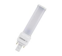 LEDVANCE DULUX D18 LED Compact Lamp, 7W, 700lm, 3000K Warm White, Plinth G24D-2, 230V AC/CCG, CRI 80, 35mm Diameter