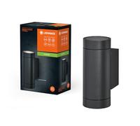 LEDVANCE Endura Classic ITYS W Outdoor Light, Wall Light, GU10, Dark Gray, Aluminum, Easy Installation, Diffuser Made of Glass or PMMA, IP65 Protection, indirect Lighting