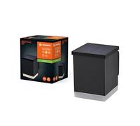 LEDVANCE Endura Style Solar Quadro Wall DG LEDV, Stainless Steel, Dark Gray