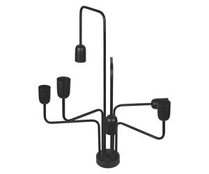 Ledvance Glass Ceiling Light, Angled Black