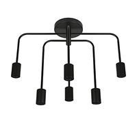 Ledvance Glass Ceiling Light Bent Black