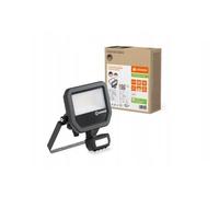LEDVANCE LED Floodlight - 17W 4000K Motion Sensor, IP66 Rated, Black, Round, Industrial Style, 2400LM, 17W, 220V, Wall Mount, Motion Sensor Floodlight