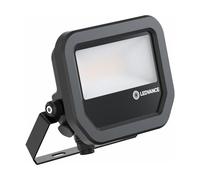 Ledvance LED Floodlight Aluminium Black 8W 1100lm 100D - 830 Warm White | IP66 - Symmetric