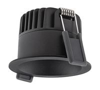 LEDVANCE LED SPOT DARKLIGHT Aluminium Black 8W 680lm 36D - 930 Warm White | Cutout 68mm - IP44 - Best Colour Rendering - Dimmable