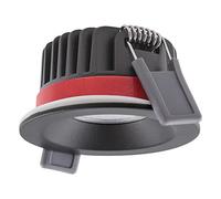 LEDVANCE LED SPOT FIR Aluminium Black 8W 640lm 36D - 927 Extra Warm White | Cutout 68mm - IP65 - Best Colour Rendering - Dimmable