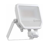 Ledvance LED Spotlight Aluminium White 41W 6000lm 100D - 840 Cool White | IP65 - Motion and Light Sensor - Symmetrical
