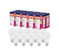 Ledvance Led Star Value Classic A60 Led Lamp for E27 Socket, Pear Shape, Fr, 806 Lumens, Warm White (2700K), Replacement for Conventional 60W Light Bulbs, Not Dimmable, 10-Pack