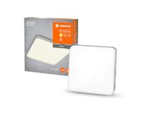 LEDVANCE LED Wall and Ceiling Luminaire, Square Luminaire with Motion detector for indoor, operating modes can be changed with a Click, Warm White (3000K), 530mm x 530mm, ORBIS Square Click Sensor