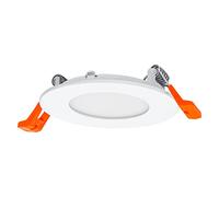 LEDVANCE Luminaire: for Ceiling, Smart Recess Slim Downlight TW / 4.50 W, 220…240 V, Beam Angle: 110, Tunable White, 3000…6500 K, Body Material: Plastic, IP20, Pack of 1