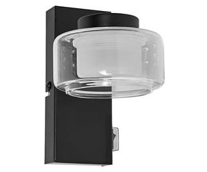 LEDVANCE OR lame Wall and Deckenleuchte mit LED, Schwarz, 5.5W, 350lm, 3000/4000K, Farbtemperatur über Wandschalter einstellbar (kaltweiß/warmweiß), IP44 Schutz VOR Fremdkörpern und Spritzwasser