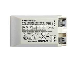 LEDVANCE OTE 18/220-240/350pc A to A, 10 W - Power Supply, Metal, Grey, 35 x 35 x 25 cm
