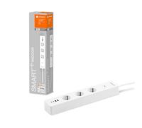 Ledvance Smart+ 3-Way Power Socket Strip White USB WiFi App Google Alexa