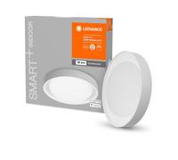 LEDVANCE Smart LEDWall and Ceiling Luminaire for Indoor Use with WiFi Technology, Tunable White (3000K-6500K), Gray, 490 mm, Compatible with Google and Alexa Voice Control, SMART+ WiFi ORBIS EYE