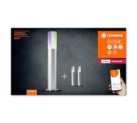 Ledvance Smart LED Garden Light Extension Kit with 3 Poles, Dimmable String Lights with Wireless Control, Zigbee Technology, RGB Color Control, Color Temperature 2000-6500K, 3W for 420LM