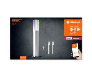 Ledvance Smart LED Garden Light Extension Kit with 3 Poles, Dimmable String Lights with Wireless Control, Zigbee Technology, RGB Color Control, Color Temperature 2000-6500K, 3W for 420LM