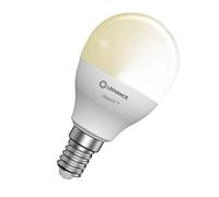 LEDVANCE Smart Led Lamp with Bluetooth, E14, Dimmable, Warm White (2700 k), Replaces Incandescent Lamps with 40 W, Controllable with Alexaand Google, Smart + Mini Bulb Dim, 1-Pack