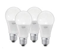 LEDVANCE Smart Led Lamp With Bluetooth, E27, Dimmable, Warm White (2700 k), Replaces Light Bulbs With 60 W, Controllable With Alexa, Google And Apple Voice Control, Smart + Bt Cla Dim, Pack Of 4