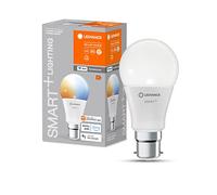 LEDVANCE Smart LED lamp with WiFi Technology, B22d-base matt Optics ,Light Colour Changeable (2700K-6500K), 806 Lumen, 60W-Replacement, Smart dimmable, 4-Pack