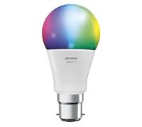 LEDVANCE Smart LED lamp with WiFi Technology, B22d-base matt Optics ,RGBW Colours Changeable, Light Colour Changeable (2700K-6500K), 806 Lumen, 60W-Replacement, Smart dimmable, 3-Pack