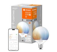 Ledvance Smart LED lamp with WiFi Technology, E27, Dimmable, Light Colour Changeable (2700-6500K), Globe Shape, Matt, Controllable with Alexa, Google & App, 1 Pack