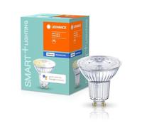 LEDVANCE Smart Led Reflector Lamp With Bluetooth, Gu10, Warm White (2700 k), Dimmable, Replaces Incandescent Lamps With 40 W, Controllable With Alexa & Google, Smart + Spot Gu10 Dim, 4-Pack