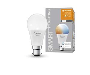 LEDVANCE Smart LEDLamp with WiFi Technology, Base: B22D, Di mmable, Tunable White (2700-6500K), Replaces Incandescent Lamps with 60 W, Smart+ WiFi Classic Tunable White, 1-Pack